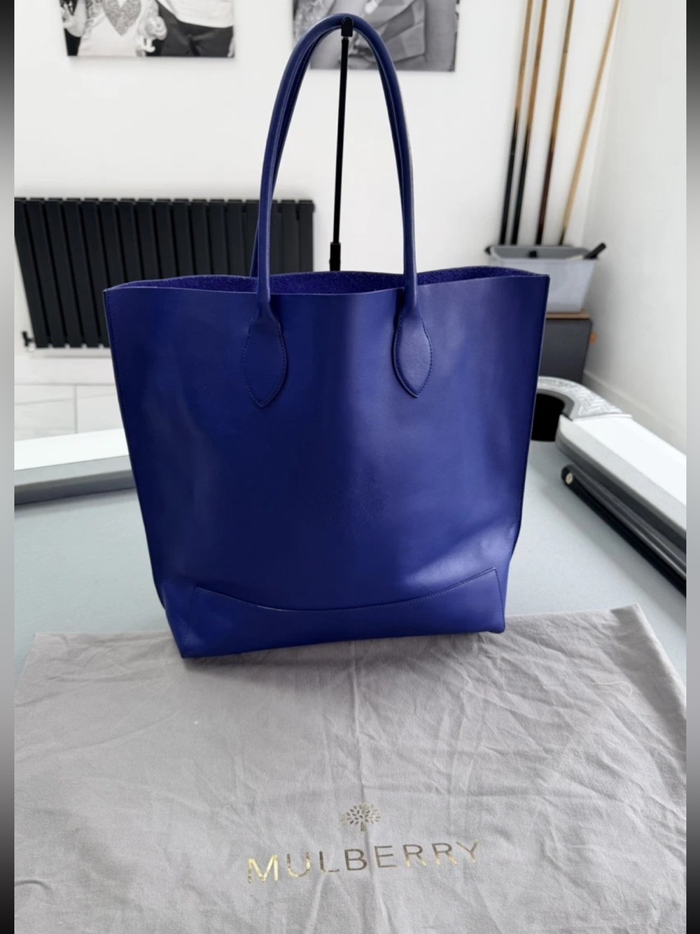 Mulberry Royal Blue Leather Tote